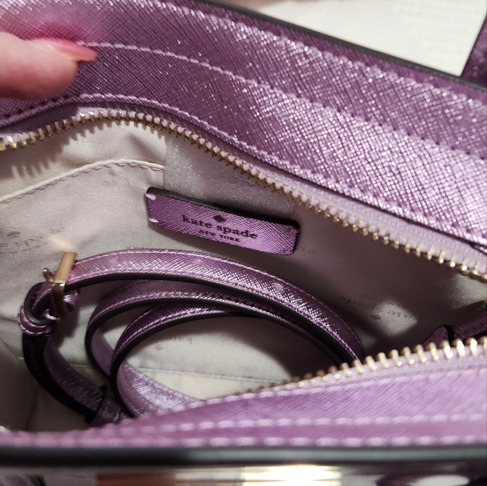 Kate Spade Quartz PINK Structured Tote Bag - Picture 15 of 15